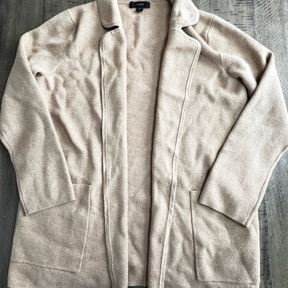 J. Crew Cream Cardigan Sweater Cozy Wool Blend - Picture 5 of 11
